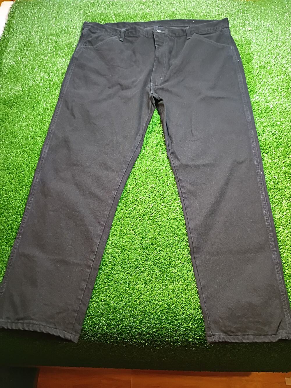 Rustler Classic Regular Fit Straight Leg Jeans - Black 42x30 NWT